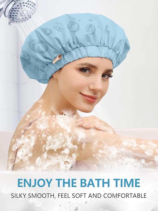 Years calm Reusable Waterproof Shower Caps - Image 3