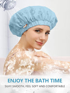 Years calm Reusable Waterproof Shower Caps - Image 3
