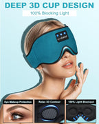 Sleep Mask with Bluetooth Headphones, LC-dolida Sleep Headphones Bluetooth - Image 3