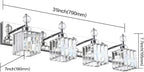 PRESDE Crystal 4 Light Bathroom Vanity Lights Chrom Vanity Light - Image 4