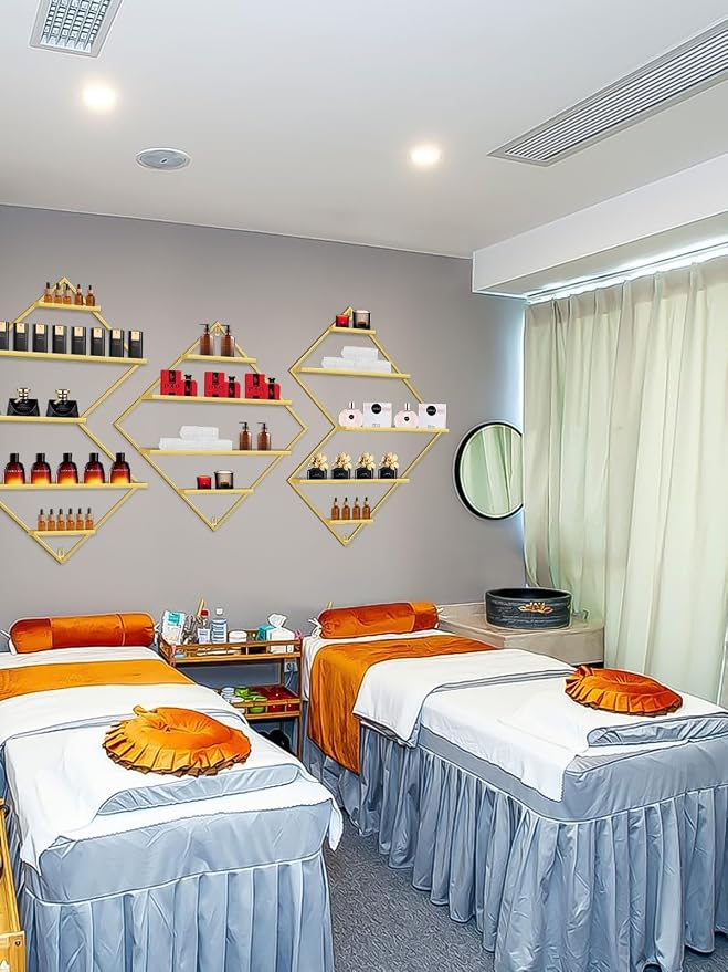 EBANKU Metal Wall Mounted Nail Polish Storage Racks - Image 6