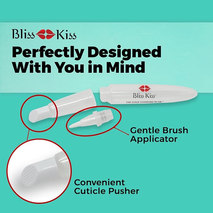Bliss Kiss Refillable Squeeze Cuticle Oil Pen, Empty 3-Pack - Image 4