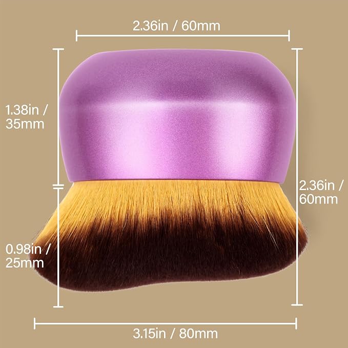 Extra Large Body Makeup Brush For Self Tanner, Leg Makeup &Bronzer Blend - Image 6