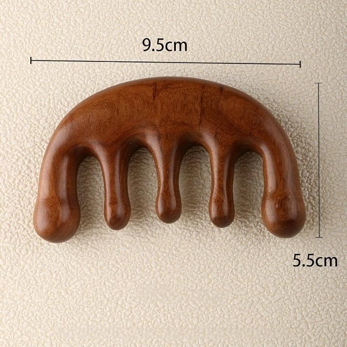 Wooden Scalp Massager & Hair Scrubber - Image 3