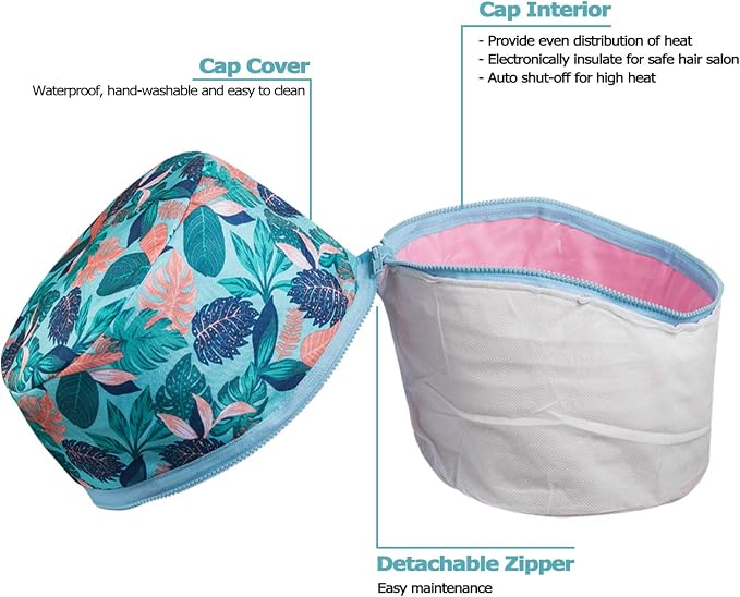 VICARKO Hair Steamer Thermal Heat Cap   Deep - Image 5