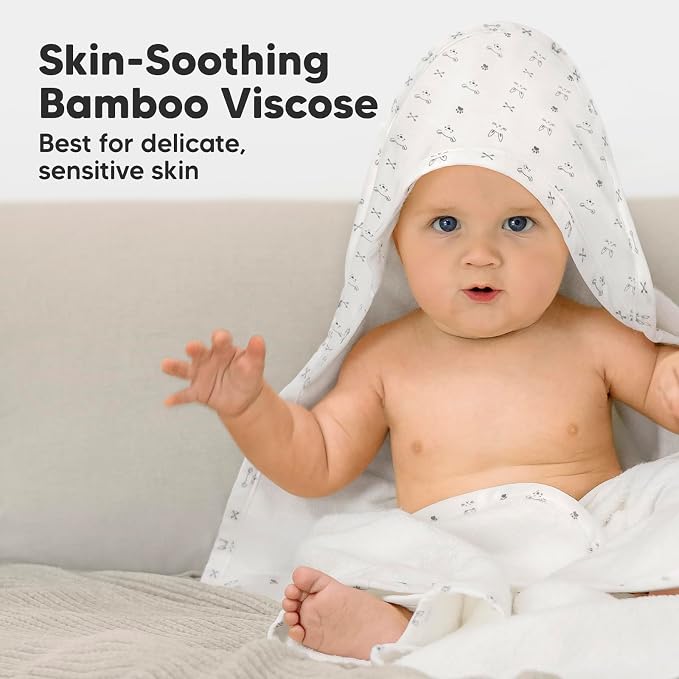 KeaBabies Hooded Baby Towel for Newborn - Image 3