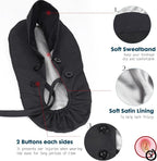 Satin Lined Scrub Caps with Buttons & Sweathand, Surgical Caps - Image 3