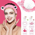 Jowmoy Rose Red Frog Eye Elastic Headband - Image 4