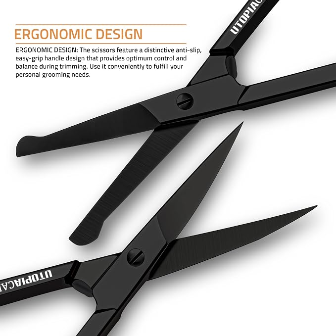 Utopia Care Eyebrow Scissors, Professional Stainless Steel Small Shears - Image 5