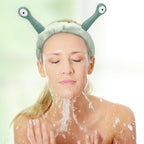 Jowmoy Cute Light green Snail Headband, Wash Face - Image 3