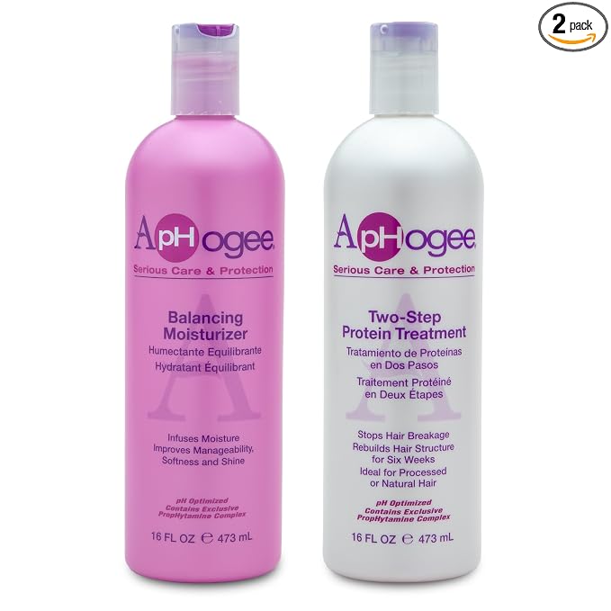 Aphogee Hair Care Double Bundle – Two-Step Protein Treatment & Balancing by Aphogee
