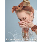 VELSCRUN Spa Headband, Makeup Face Wash Skincare Headbands, Stuff - Image 2