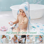 Momcozy Baby Towel with Hooded-Original Design Baby Towel Set -Soft & - Image 7