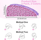 Basumee Microfiber Hair Towel Wrap - Image 7