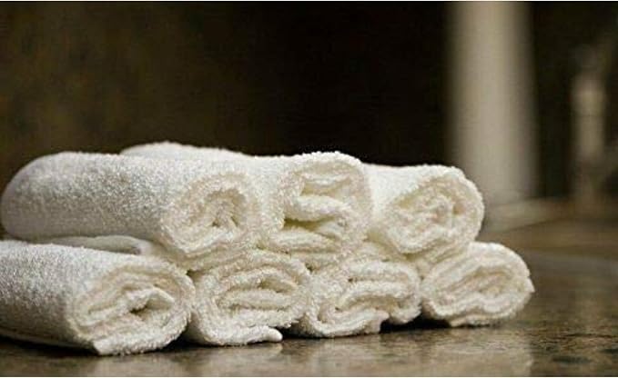 QUBA LINEN 100% Cotton Washcloth Set – Soft, Absorbent Face Towels - Image 3