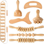 Wood Therapy Tools for Body Shaping, 8 in 1 Wood Therapy Massage Tools by Unknown
