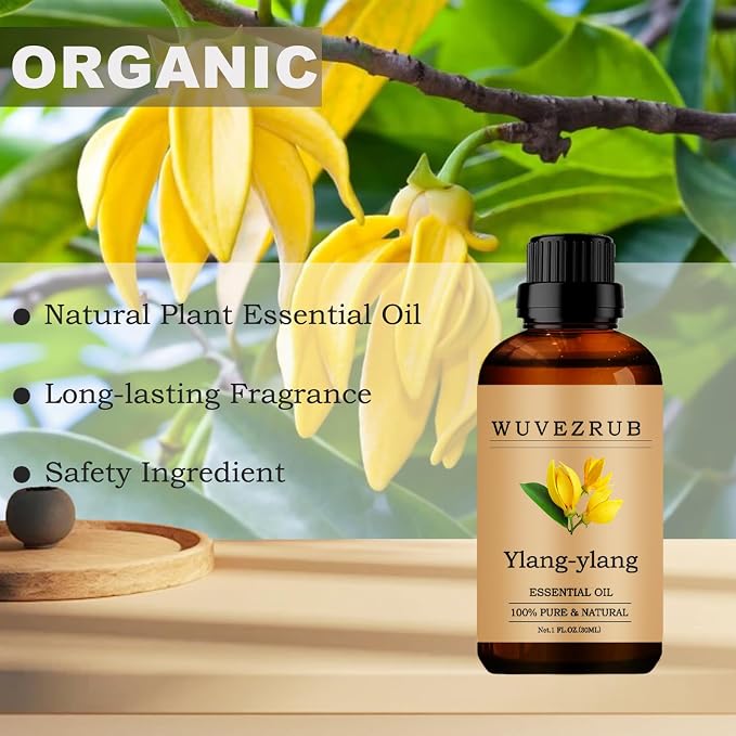 Ylang-Ylang Essential Oils, 30ML Pure and Natural Essential Oil - Image 4