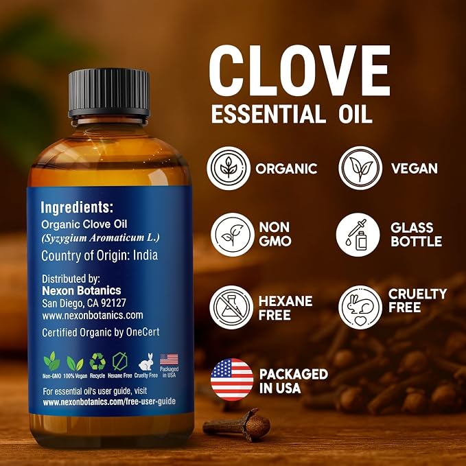 Organic Clove Essential Oil 30 ml - Image 7