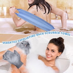 4 Pack Exfoliating Washcloth Back Scrubber Set, 2 Exfoliating Body Scrubber - Image 7