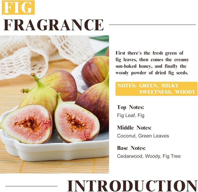 EUQEE Fig Fragrance Oil, Premium Fig Essential Oil 2.02 Fl oz - Image 3