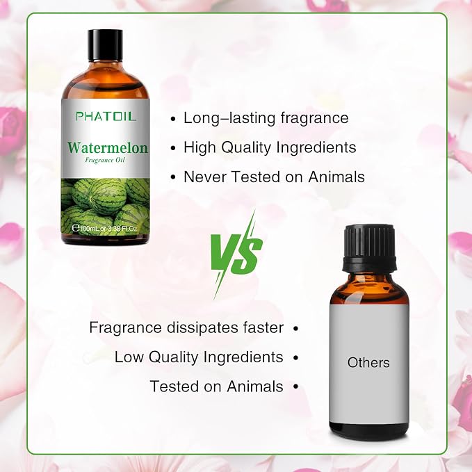 PHATOIL 3.38FL.OZ Watermelon Fragrance Oils - Image 4