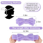 Zkptops 6Pcs Spa Headband for Washing Face Wristbands Set Women Bubble Makeup - Image 5