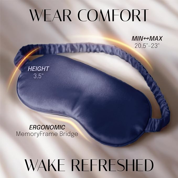 Silk Sleep Mask Eye Mask Blindfold - Image 4