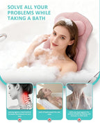 Full Body Bath Pillow for Bathtub, 5D Thick Tub Pillow for Bathtub - Image 3