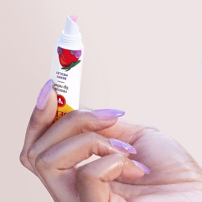Burt's Bees Rescue Lip Relief, Watermelon & Berry Medley, Hydrating Lip Balm - Image 4