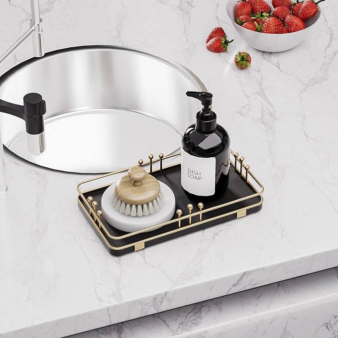 Bathroom Vanity Tray for Toiletries Makeup Perfume Candle Toilet Tank, Kitchen - Image 5