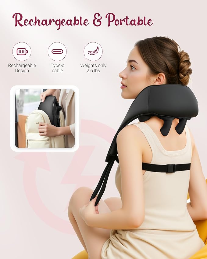 Cordless Neck Massager with Heat - Image 4