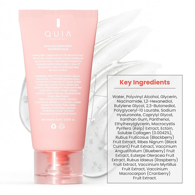 QUIA Collagen Wrapping Mask 75ml - Image 9