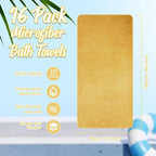 SmoothNovelty 16 Pack Microfiber Bath Towels Bulk 27'' x 60'' Oversized Beach - Image 2