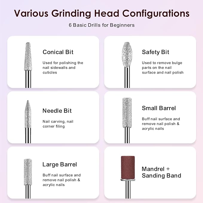 COSLUS C20 Cordless Nail Drill Electric File: Professional - Image 9