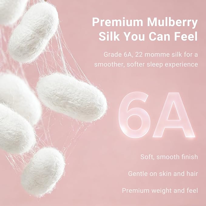 Mulberry Silk Sleep Mask for Women, 100% Blackout Eye Mask for Sleeping - Image 7