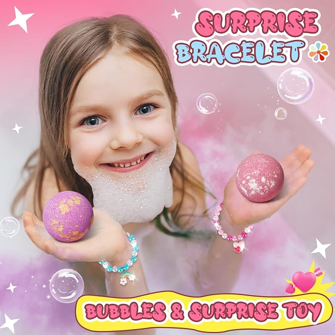 Unicorn Bath Bombs for Kids Girls - Image 4