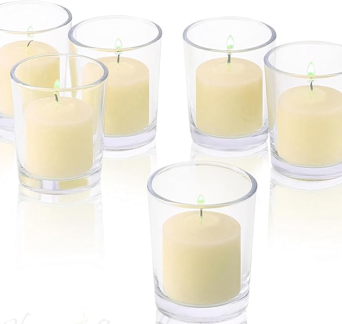 French Vanilla Scented Votive Candles, Scented 10 Hour Burn Time - Image 8
