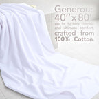 American Soft Linen 100% Cotton 600 GSM Turkish 40x80 Oversized Bath Towel Sheet - Image 2