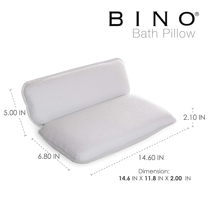 BINO Non-Slip Cushioned Bath Pillow - Image 3