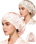 3Pcs Hair Bonnets For Sleeping Satin Bonnet For Women Silk Bonnets Womens Curly by WJingYiJia