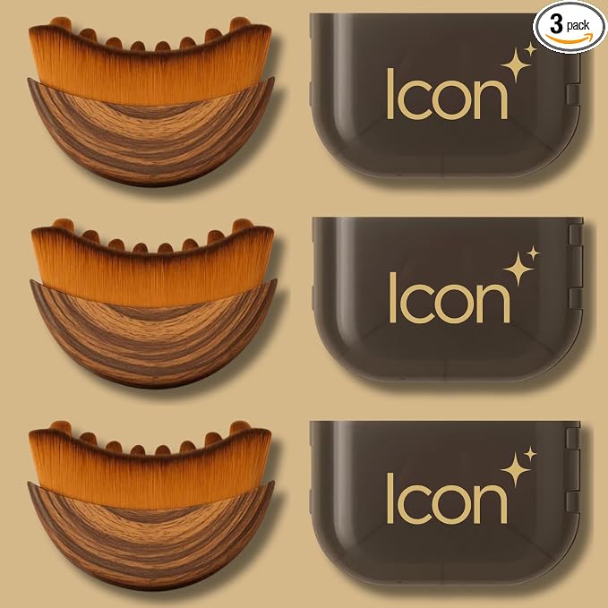 ICON Lymphatic Contour Brush for Face, Face Sculpting Tool for Lymphatic by Icon