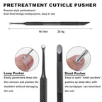 Cuticle Pusher Cuticle Nipper Set, Russian Pre-Treatment Nail Pushers, Cuticle - Image 3