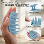Fiora Naturals Scalp Massager Shampoo Brush - Image 3