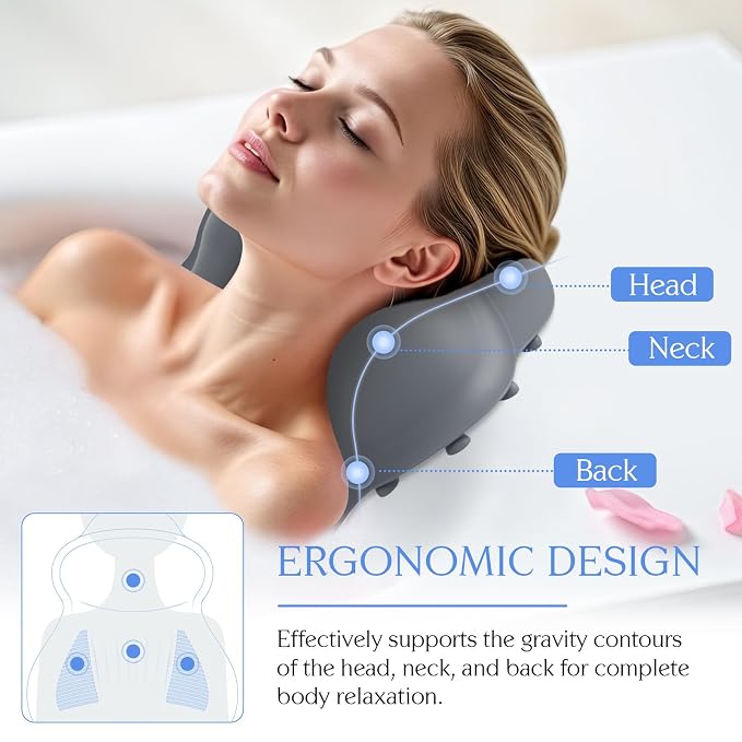 Silicone Bath Pillow, New Material Bath Pillows - Image 3