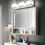 Tipace 3 Lights LED Modern Vanity Light Brushed Nickel Bathroom Lighting - Image 5