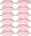 12PACK Silky Sleep Masks Satin Eye Mask Silk Eyes Cover by WJingYiJia