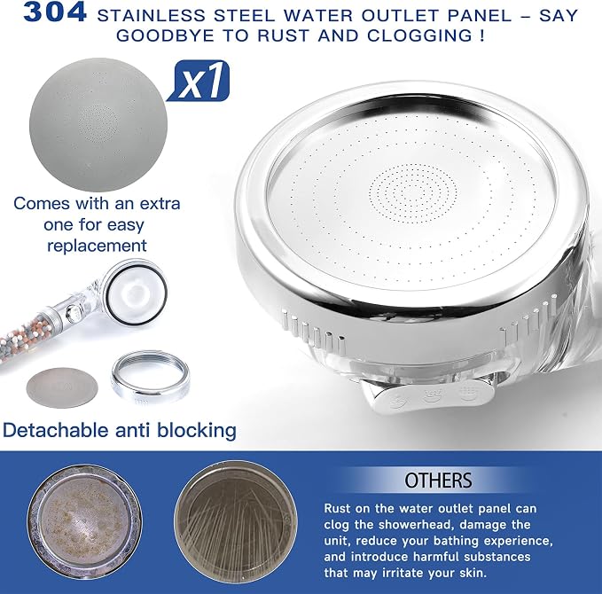 Filtered Shower Head with Handheld - Image 8