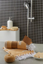 Hand Towels - Set of 2, Decorative Peshtemal Cotton Hand Towels - Image 8