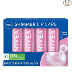 NIVEA Shimmer Lip Care, Shimmery Lip Balm Pack by Nivea
