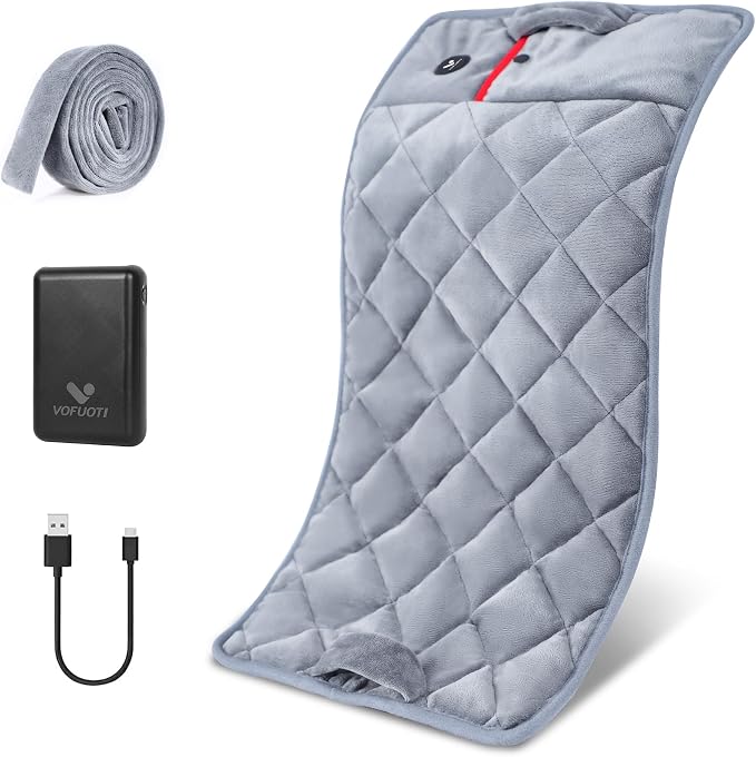 Vofuoti Portable Heating Pad, Cordless Weighted Heating Pads by VOFUOTI